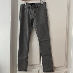 John Varvatos Light Gray Skinny Jeans